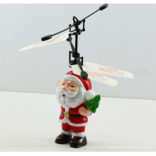 Funny 2ch flying Santa Claus helicopter rc toy